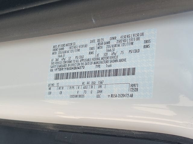 2025 Ford Transit Cargo Van Base