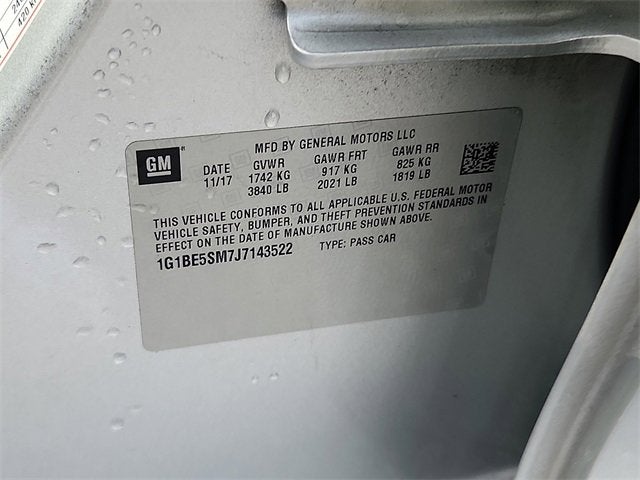 2018 Chevrolet Cruze LT