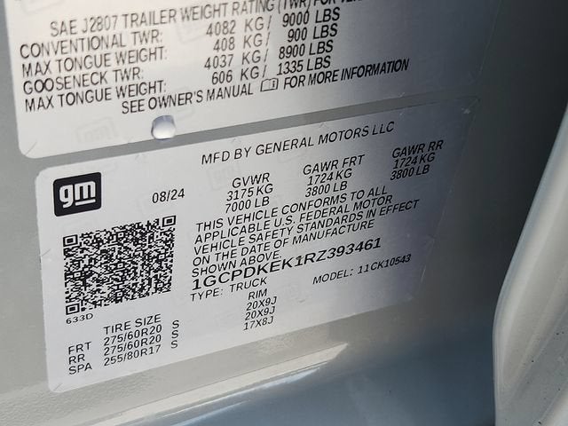 2024 Chevrolet Silverado 1500 LT (2FL)