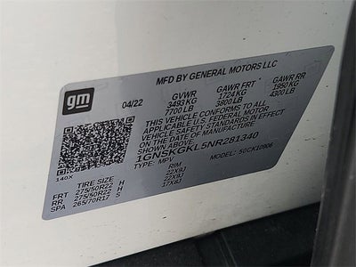 2022 Chevrolet Suburban High Country