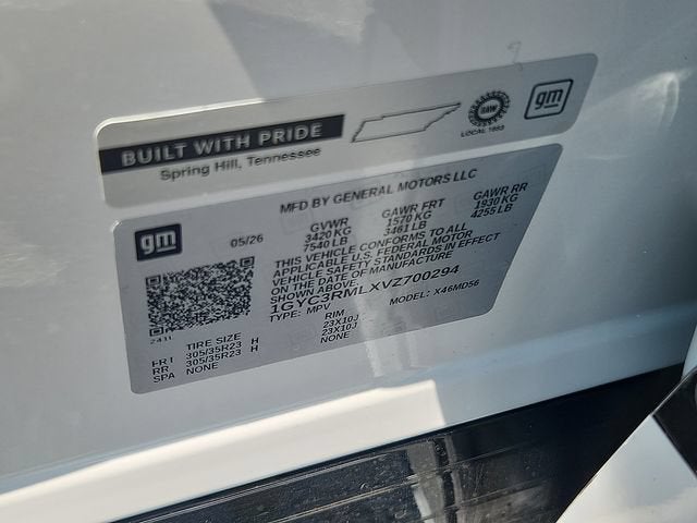 2027 Cadillac VISTIQ Platinum