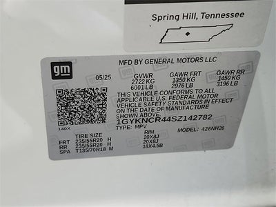 2025 Cadillac XT5 Premium Luxury