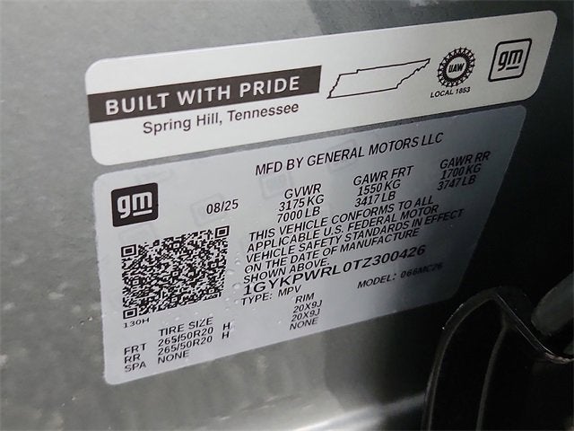 2026 Cadillac LYRIQ Premium Sport