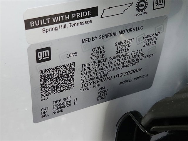 2026 Cadillac LYRIQ Premium Sport