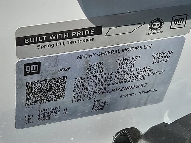 2027 Cadillac LYRIQ Signature Sport