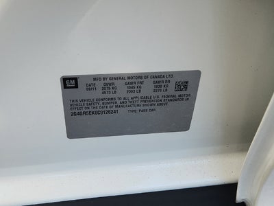 2012 Buick Regal Base