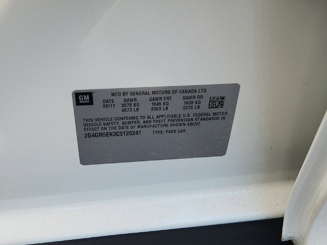 2012 Buick Regal Base