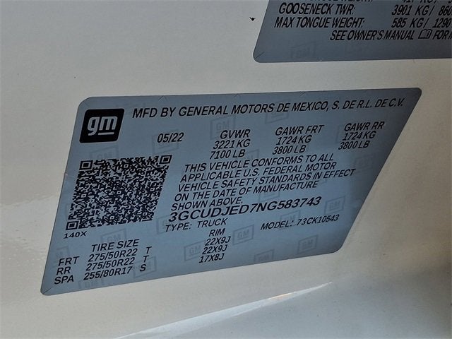 2022 Chevrolet Silverado 1500 High Country