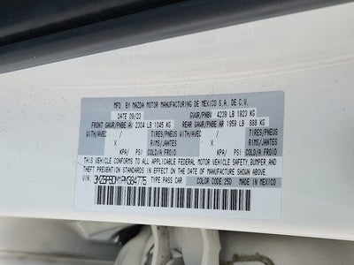 2023 Mazda Mazda3 Sedan 2.5 S Premium