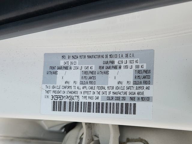 2023 Mazda Mazda3 Sedan 2.5 S Premium