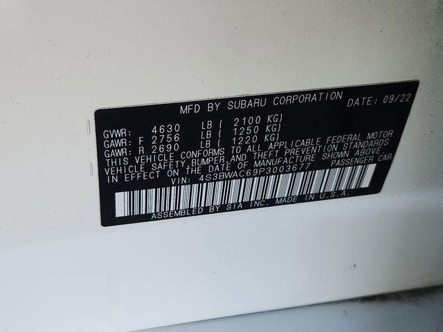 2023 Subaru Legacy Premium