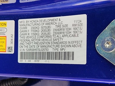 2025 Honda CR-V Hybrid Sport