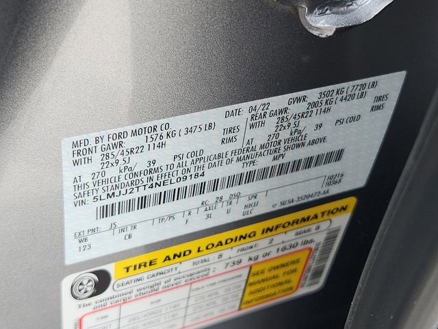 2022 Lincoln Navigator Black Label