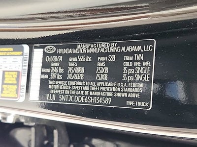 2025 Hyundai Santa Cruz SEL Activity