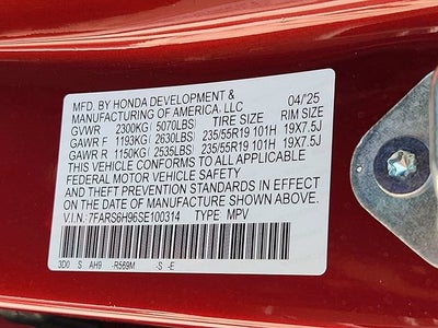 2025 Honda CR-V Hybrid Sport Touring