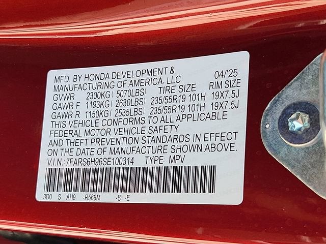 2025 Honda CR-V Hybrid Sport Touring