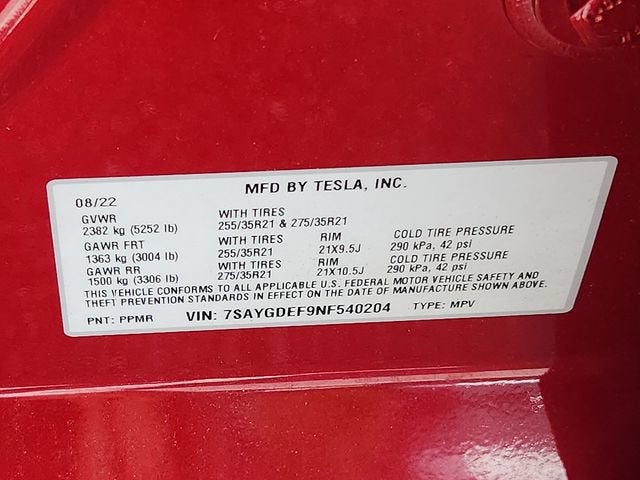 2022 Tesla Model Y Performance