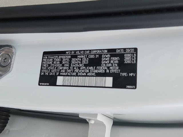 2021 Volvo XC90 T6 Inscription 7 Passenger